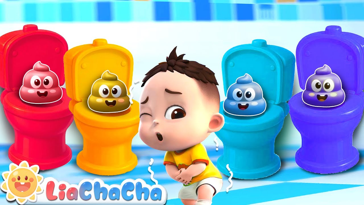 Colorful Poo Poo Song 🌈| EP168 | Kids Songs & Nursery Rhymes | LiaChaCha
