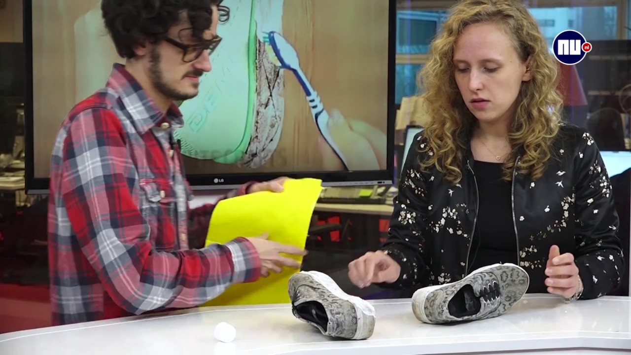 Lifehack getest: Tandpasta doet wonderen voor smerige sneakers