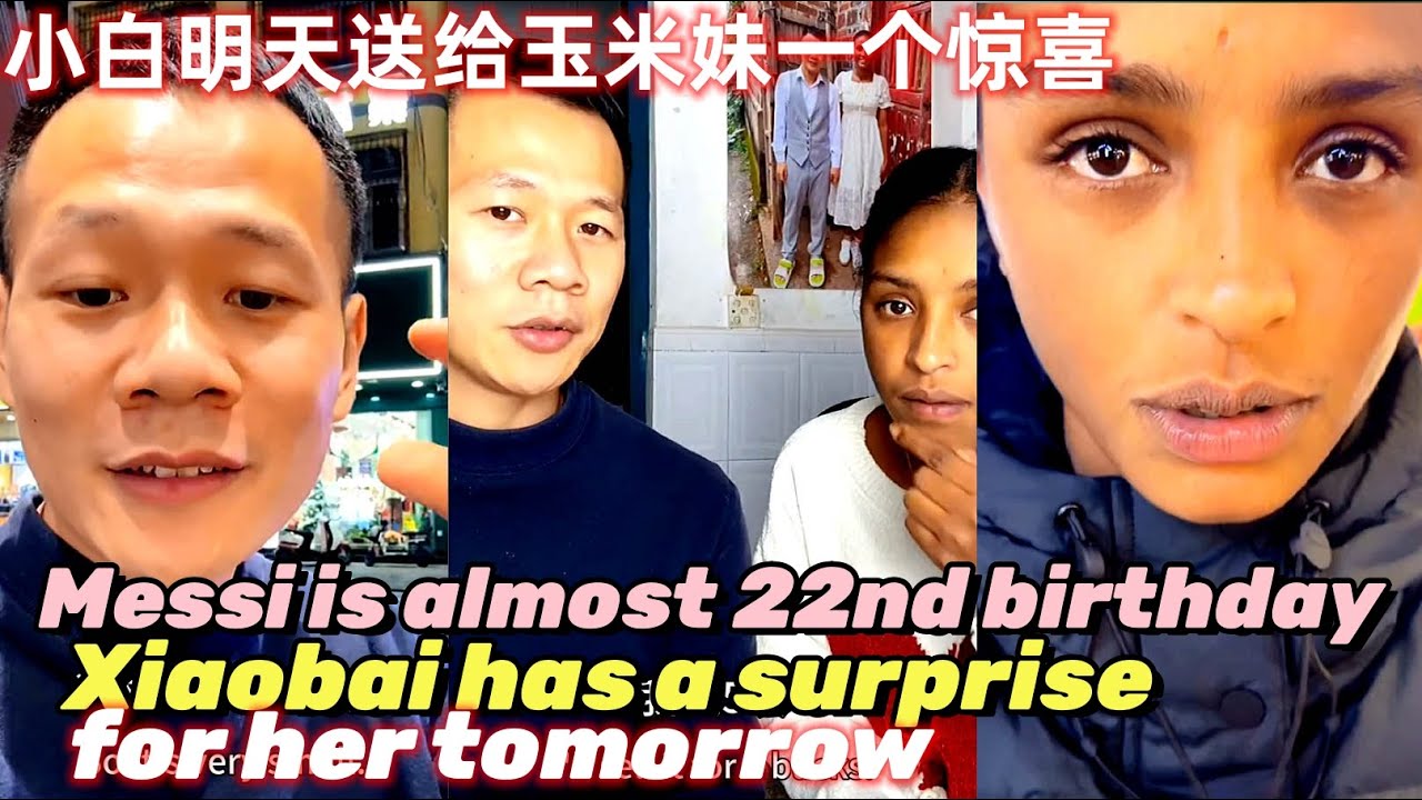 梅西快过22岁生日了，小白明天给她准备了一个惊喜！Messi is almost 22nd birthday, Xiaobai has a surprise for her tomorrow!