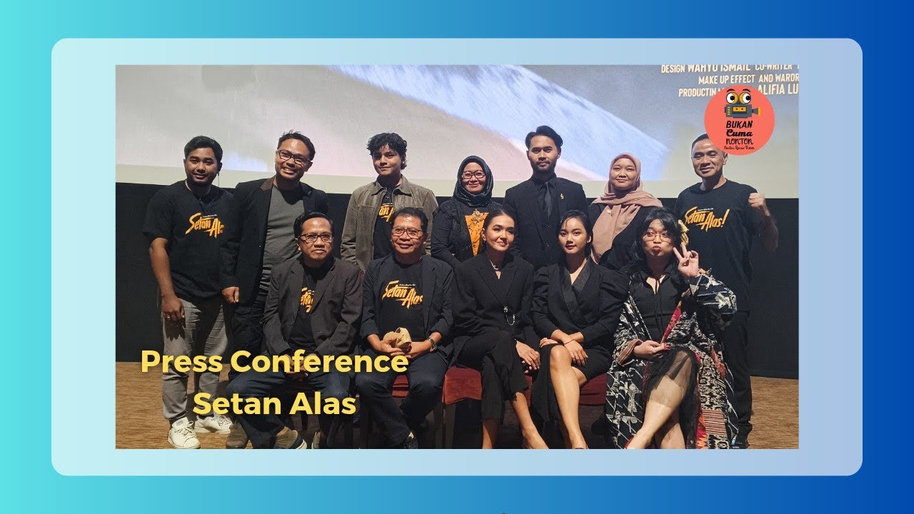 Press conference Setan alas bersama G pamungkas dan Adhin Abdul Hakim