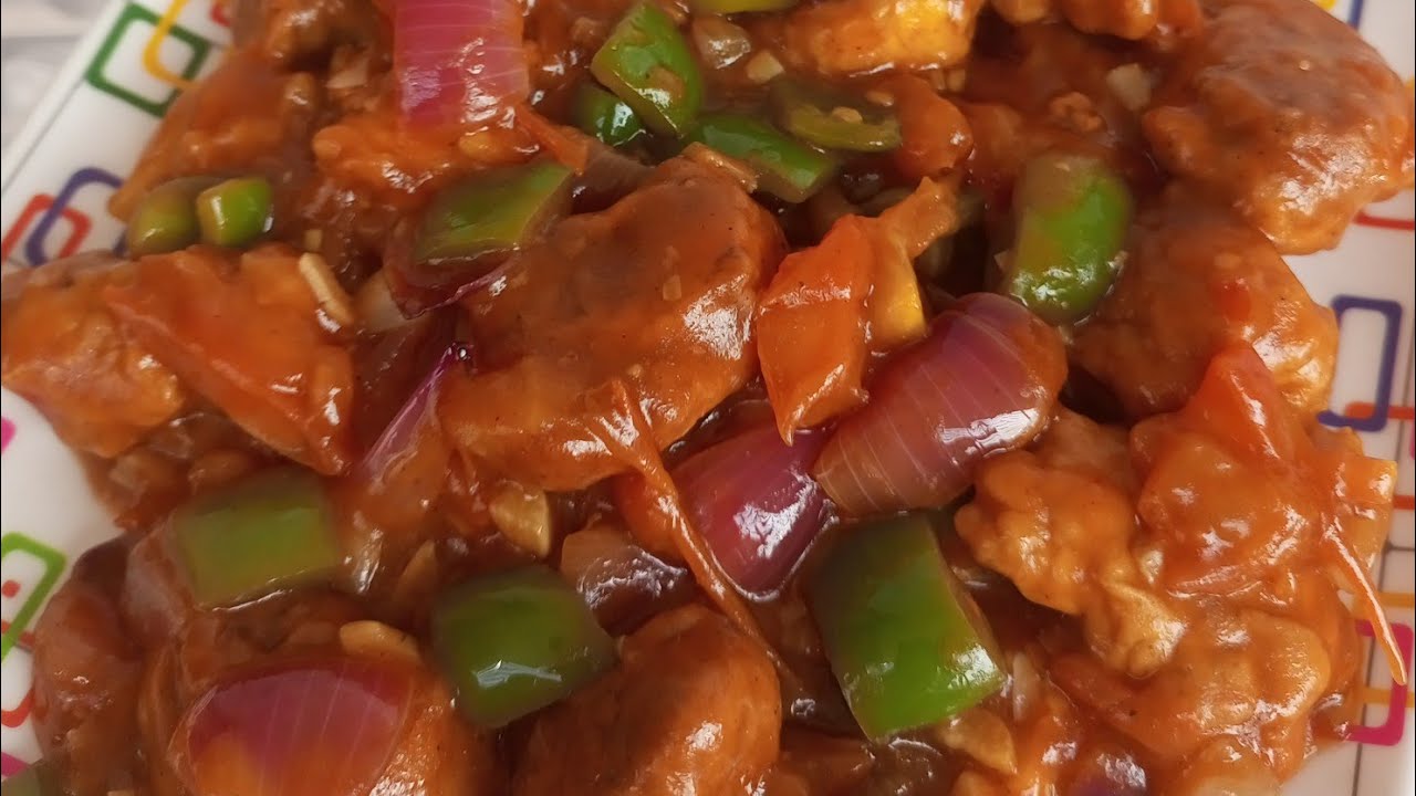চিলি চিকেন রেসিপি 😋