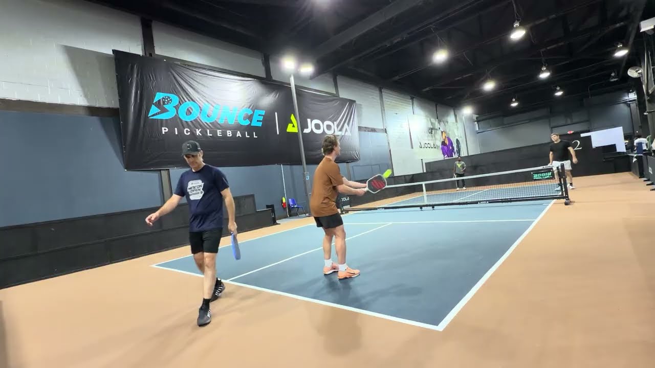 4.5 Pickleball. Trying to Beat Hard Bangers. Tough Loss at Bounce Delaware. Dan/Mark vs Sam/Ian 6