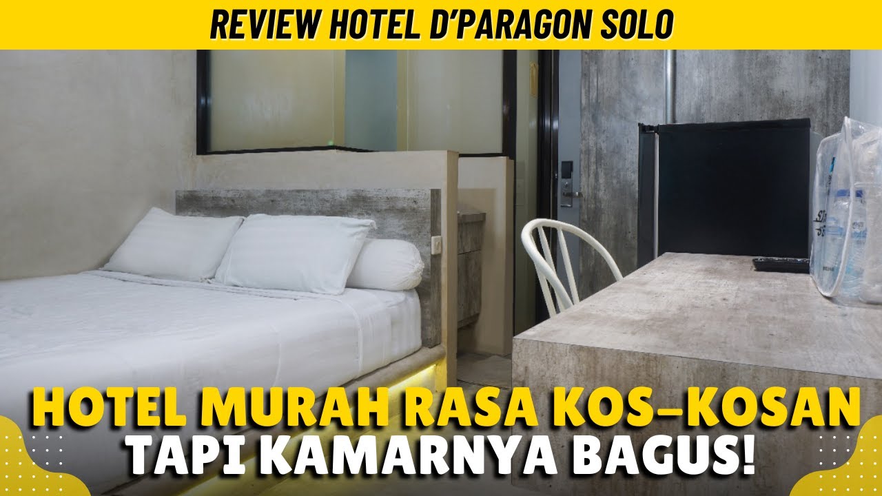HOTEL MURAH DI SOLO CUMA 100ribuan - Review D'Paragon SoloTipe Kamar Deluxe Queen