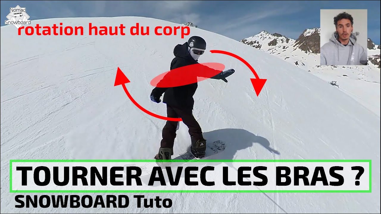 ⛔POIDS sur la JAMBE AVANT et VIRAGES en SNOWBOARD