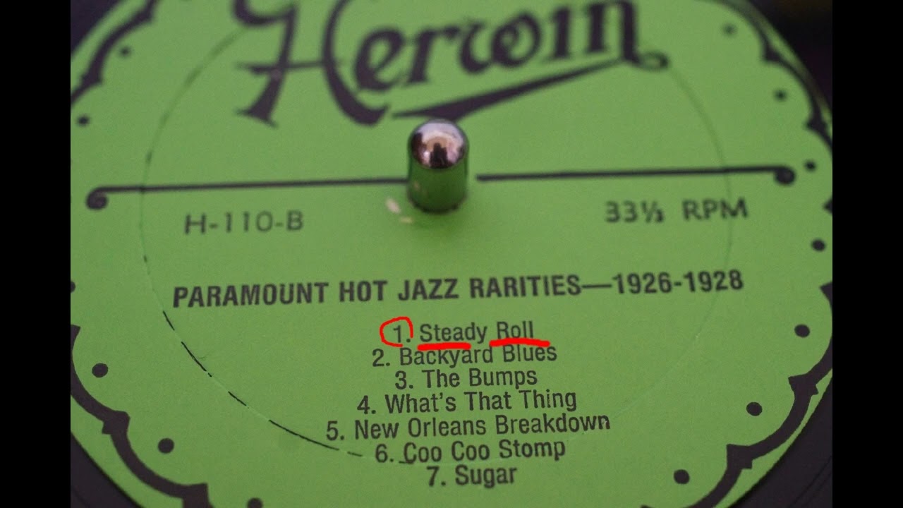 33 ⅓ RPM, Wilson's T.O.B.A. Band { Steady Roll } 1926.