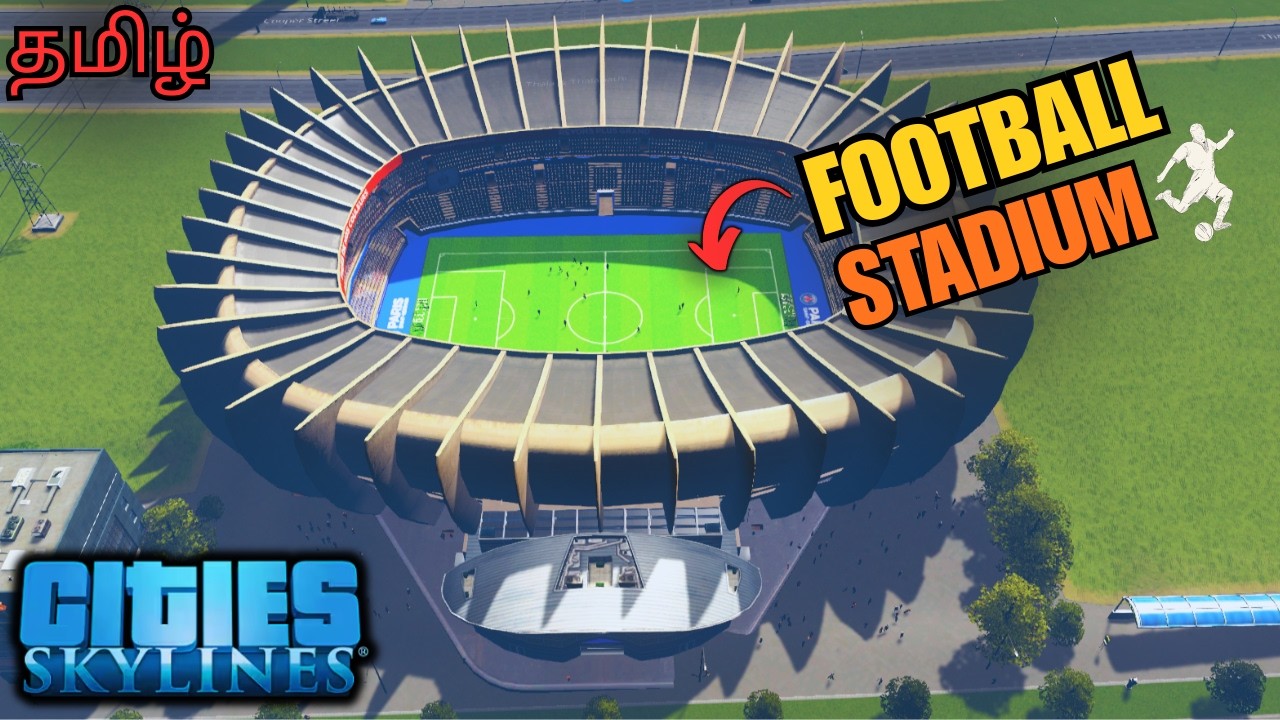 I BUILD A STADIUM IN MY CITY !! | Cities skylines | PGT