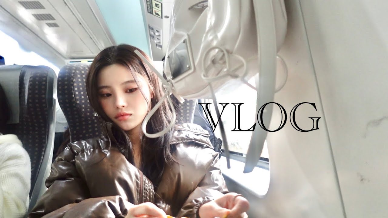 [VLOG] 눈 오는 날 전주여행 당일치기☃️ | 전동바이크 타고 라한호텔, 자매물갈비, 전주한옥마을 길거리 음식, 풍년제과, 차경🤎