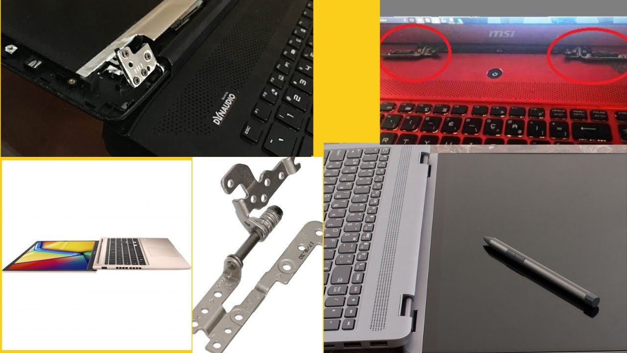 Charnière écran PC portable cassée /how to repair hinge computer