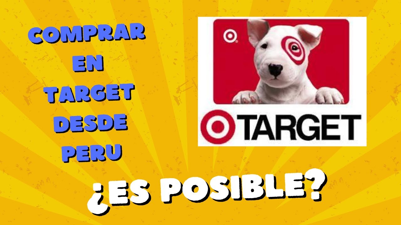 &iquest;Como comprar en Target desde Peru 2024?