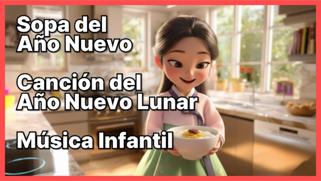 🎵 Canción Infantil | Sopa de Pastel de Arroz | Año Nuevo Lunar Coreano