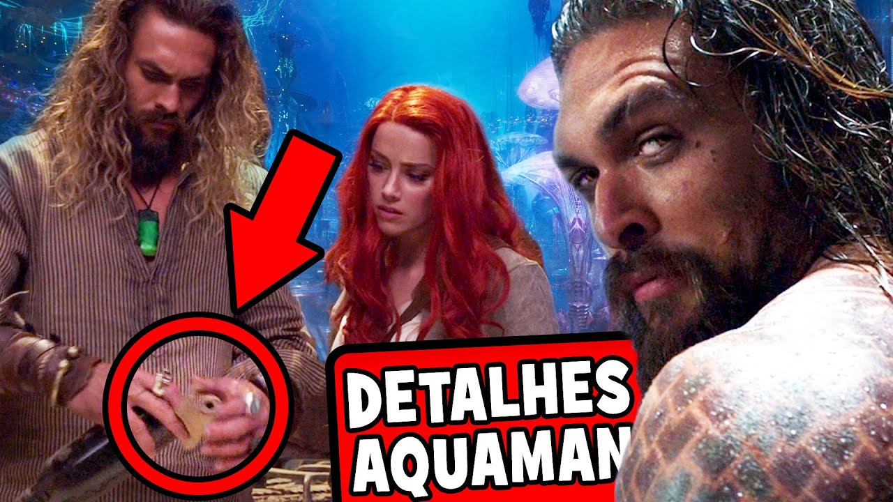 37 DETALHES que você PERDEU em AQUAMAN (ERROS e REFERÊNCIAS) 🔱