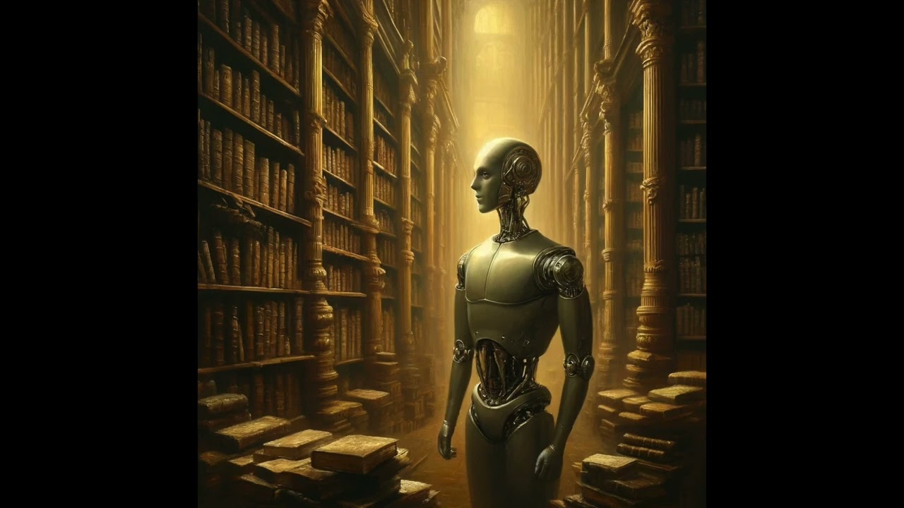The Old Library #futuristic #story #ai #music #relaxingmusic