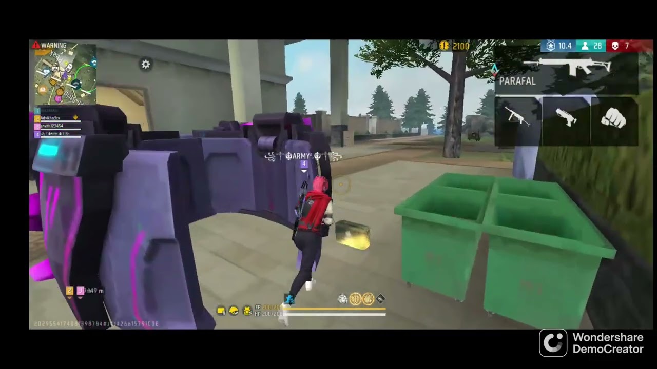 free fire i kill in 15 and booya