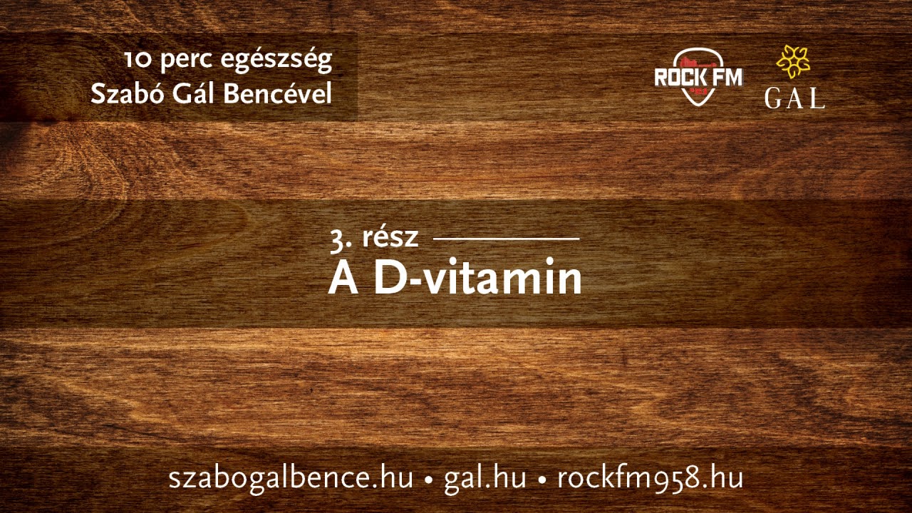 A D-vitamin - Beszélgetés Szabó Gál Bencével