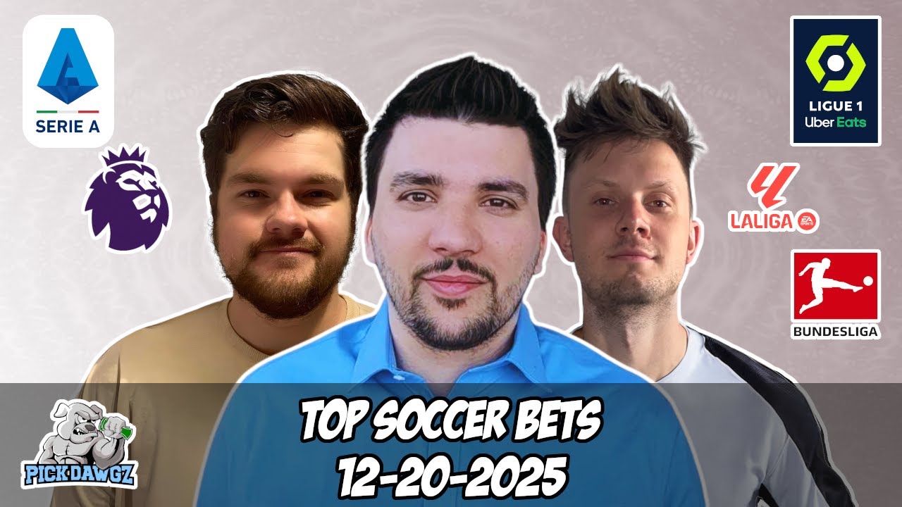 Бесплатные ставки на футбол 20.12.2025 PickDawgz On the Pitch: Премьер-лига, Ла Лига, Бундеслига,...