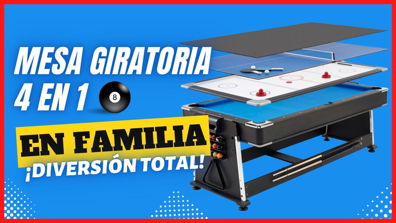 La Mejor MESA DE BILLAR GIRATORIA 4 EN 1 en Lima Perú 🎱🔥 2025