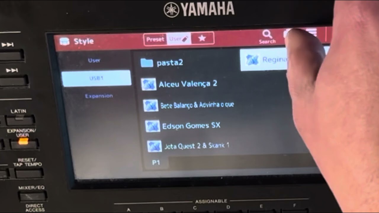 Como passar o ritmo do pendrive para a memória do teclado PSR SX700 SX900 SX720 SX920 | Como copiar