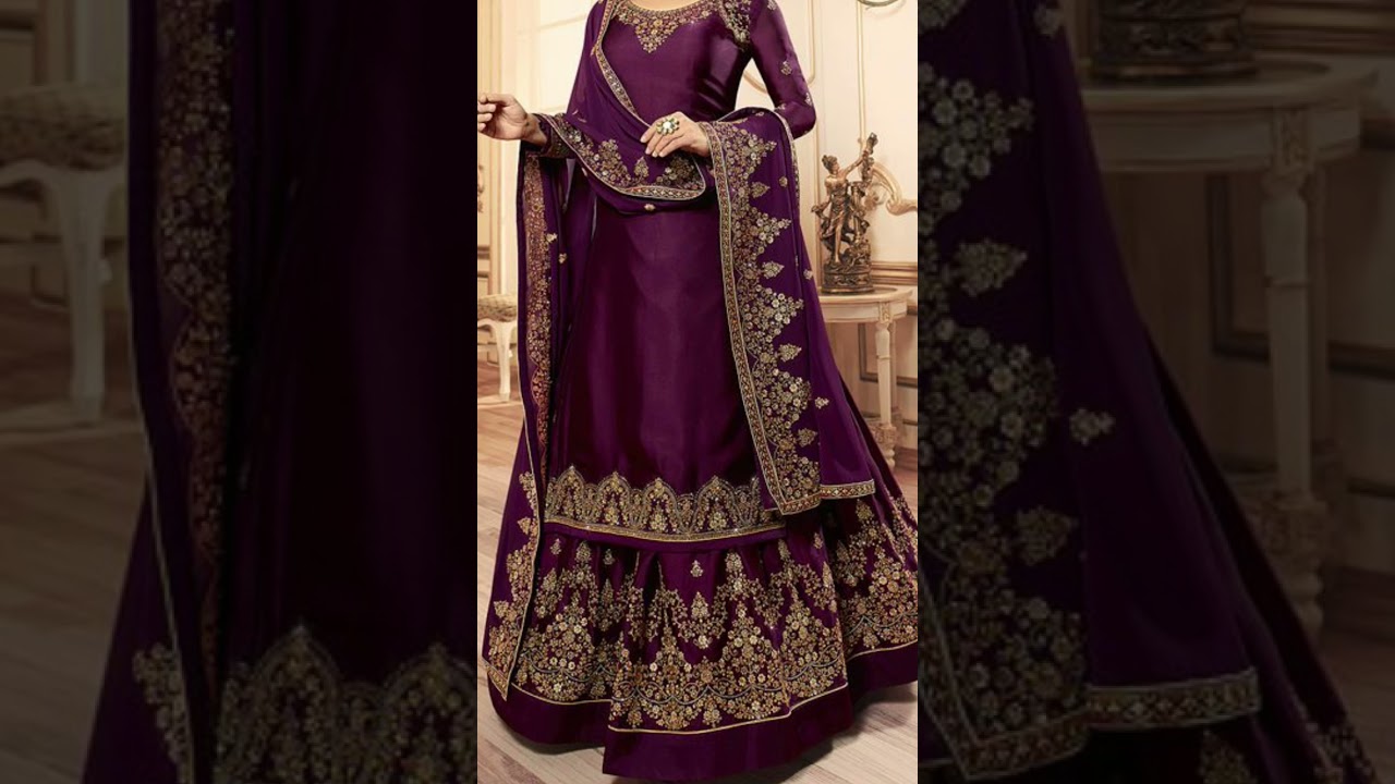 Beautiful Long Kurti Lengha Designs 😍😍🔥#shorts #design #lengha #viralvideo