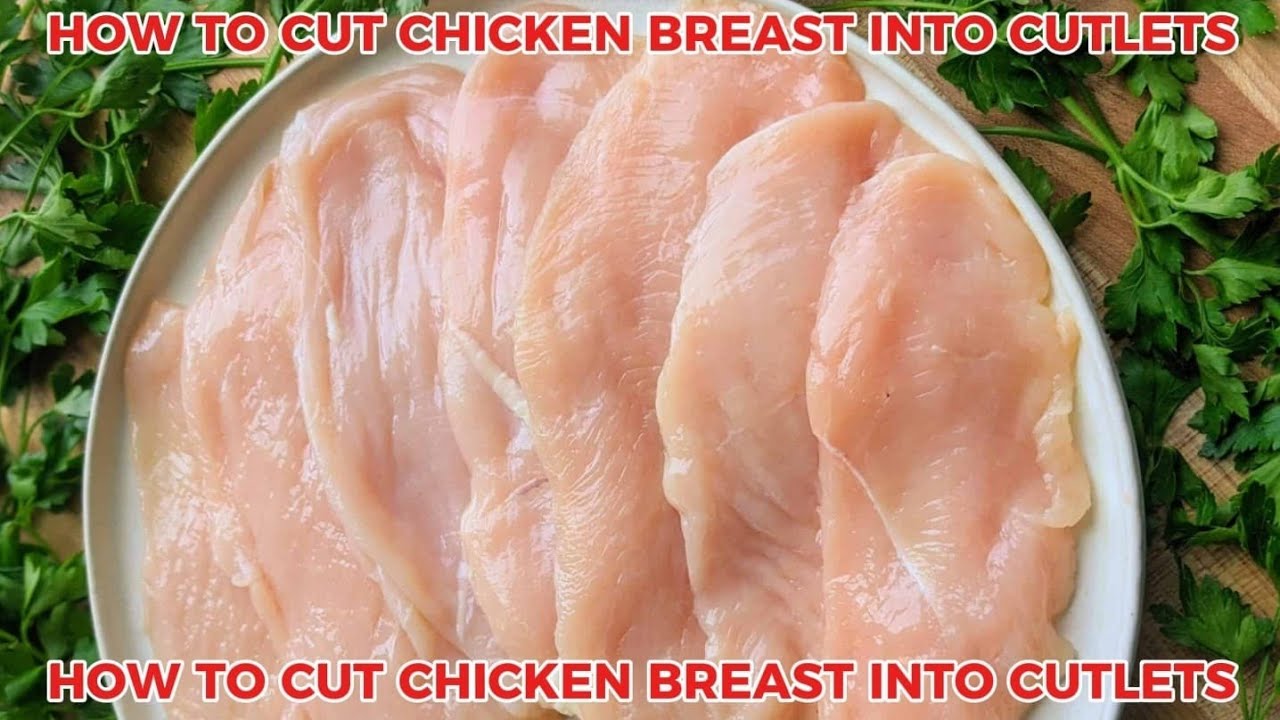 How to Cut Chicken Breast into Cutlets || Butcher Craft & Cook