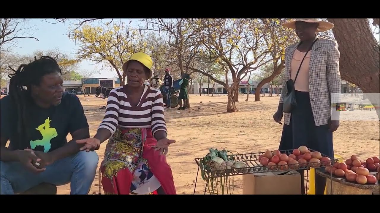 Mad Minox Meets Women Vegetable Vendors @ Nkayi Center, Matebeleland North,  Zimbabwe September 2022