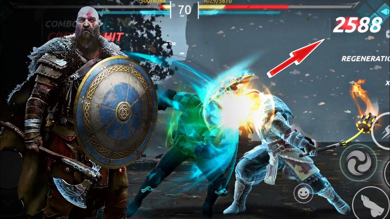 VIKING Skin Gives Bulwark Kratos Powers // Shadow Fight 4 Arena