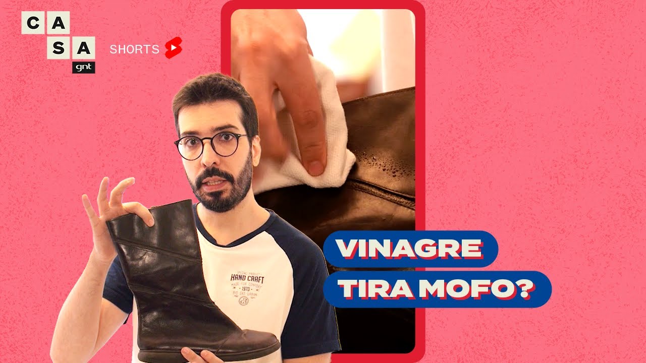 COURO MOFADO: como tirar a mancha de mofo | SOS Limpeza | #shorts