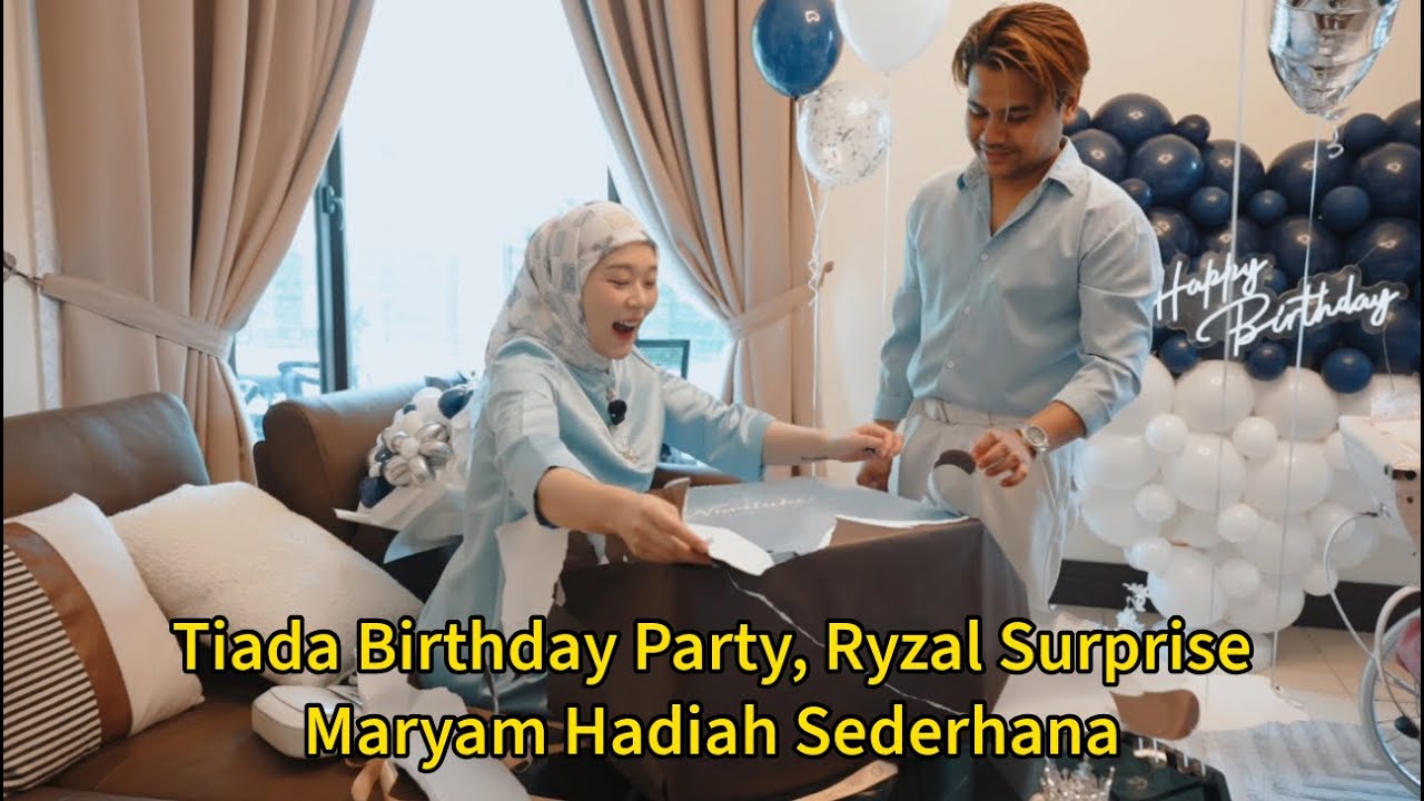 Tiada birthday party, Ryzal surprise hadiah sederhana je kali ni