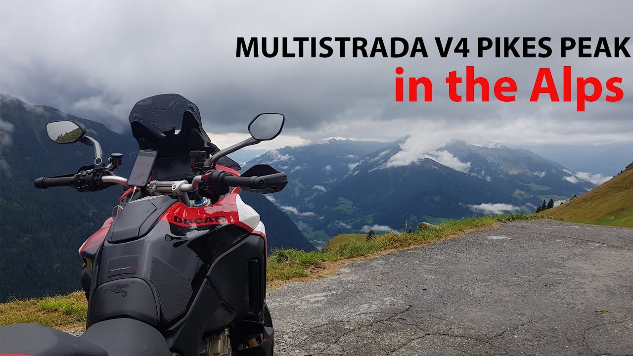 Ducati Multstrada v4 Pikes Peak- Crossing the Alps