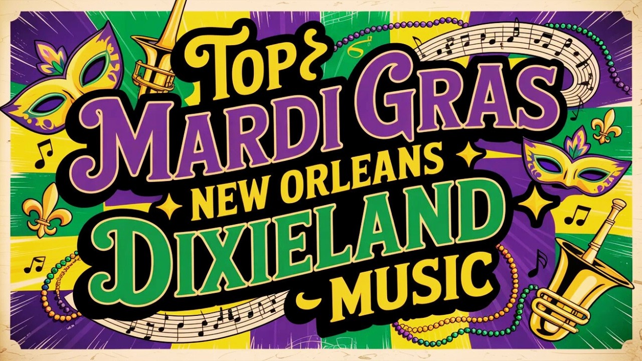 Top Mardi Gras New Orleans Dixieland Music 🎺 | 2.5 Hours of Pure Bourbon Street Energy 🎭