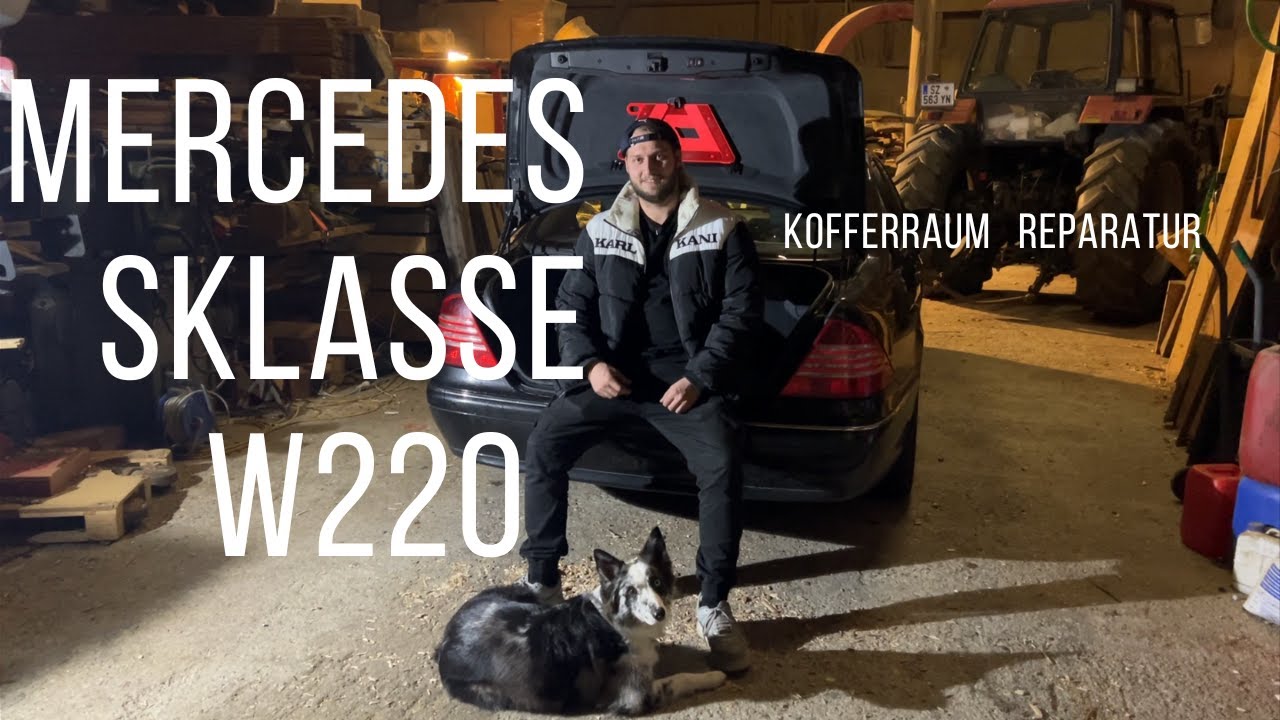 Mercedes Benz W220 S klasse Kofferraum Reparatur / Zu wenig Motoröl !!!