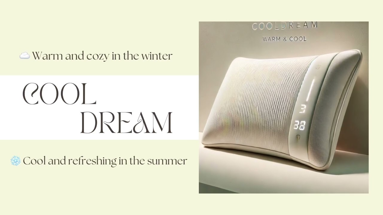 “CoolDream – The Ultimate Temperature-Control Pillow!” 