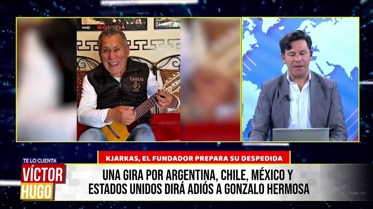 ADIÓS AL  FUNDADOR DE LOS KJARKAS: GONZALO HERMOSA SE RETIRA DE LOS ESCENARIOS CON GIRA MUNDIAL