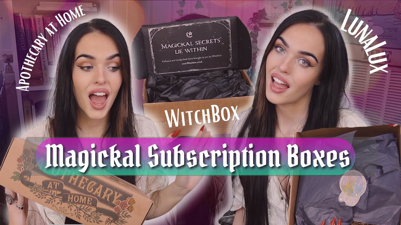 Luna is back at it again ✨ THREE Witchy Subscription Boxes ~ WitchBox, LunaLux, Apothecary at Home