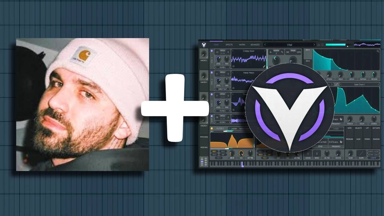 I made a Cxdy beat only using VITAL..