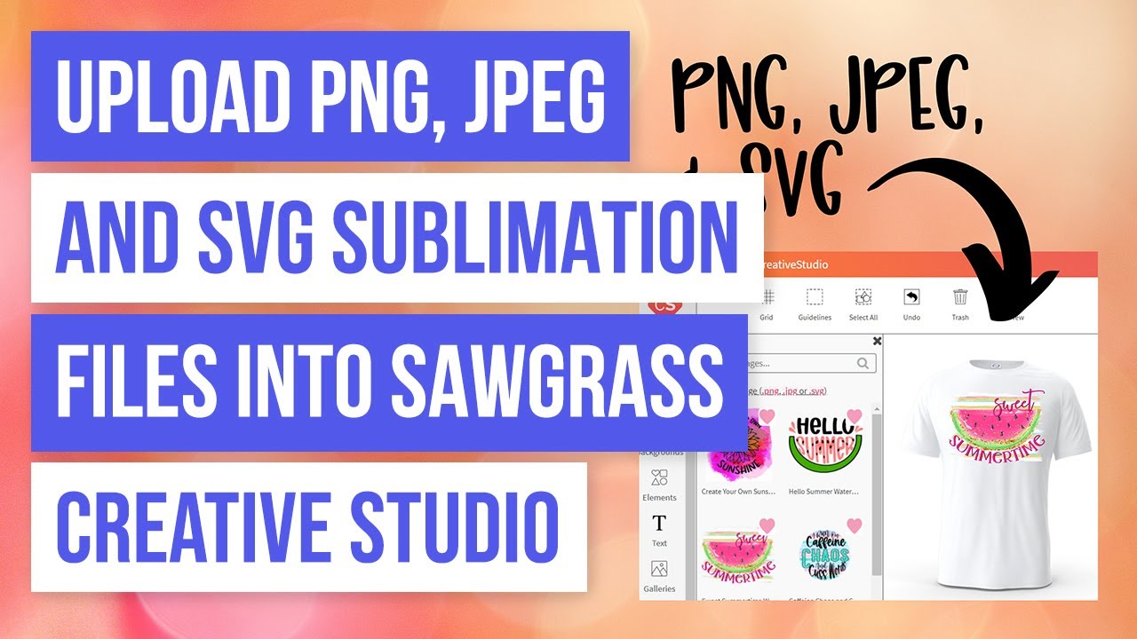 🎨 How to Upload PNG, JPEG and SVG Sublimation Files into Sawgrass Creative Studio
