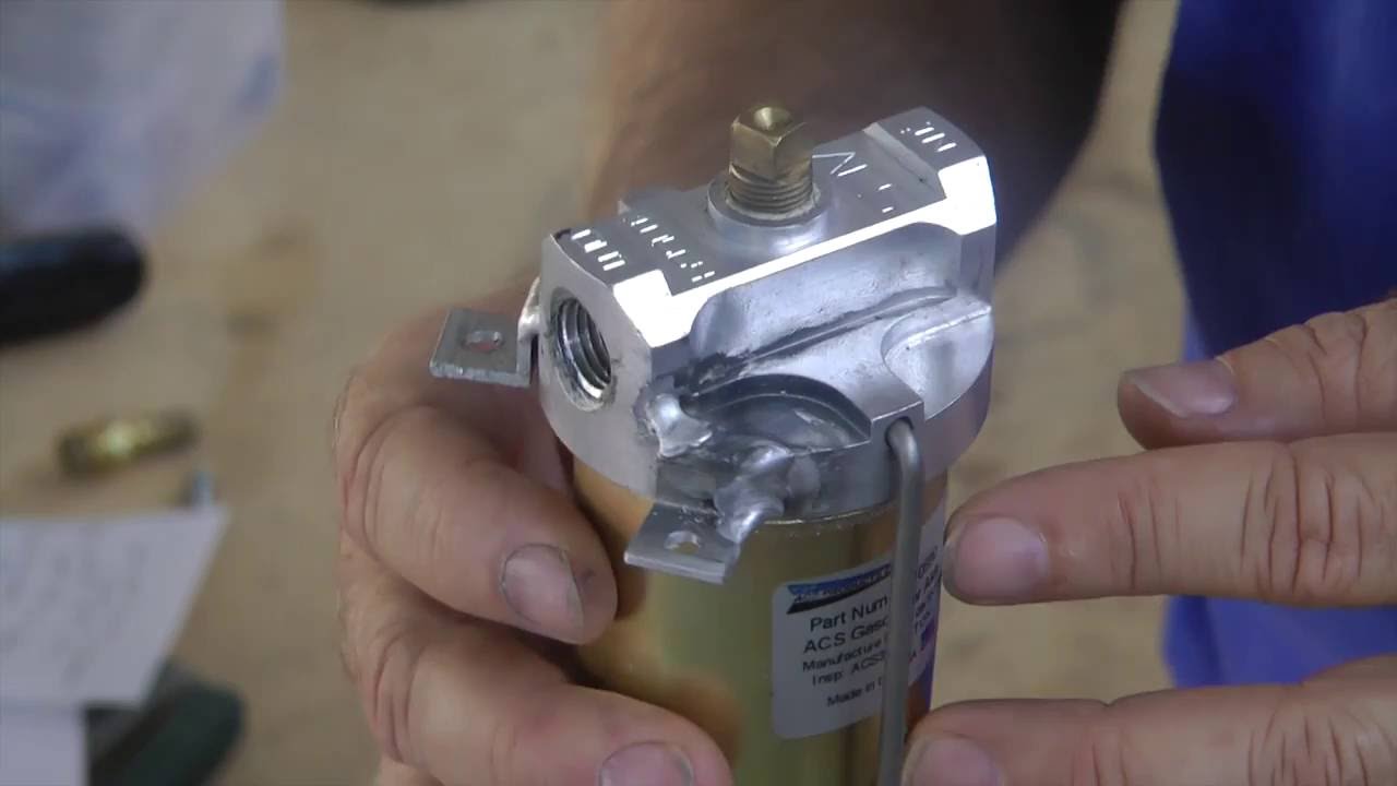 Gascolator Basics for Experimental Aircraft