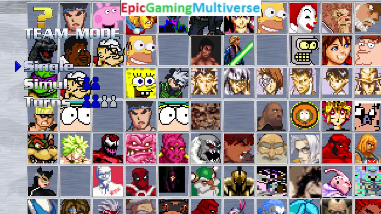 Peppa Pig Army VS Random Characters In MUGEN Matches / Battles / Fights