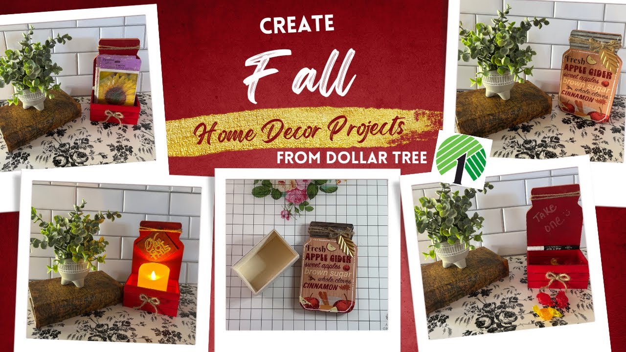 Create Fall Home Decor Projects From Dollar Tree | Easy DIY Craft