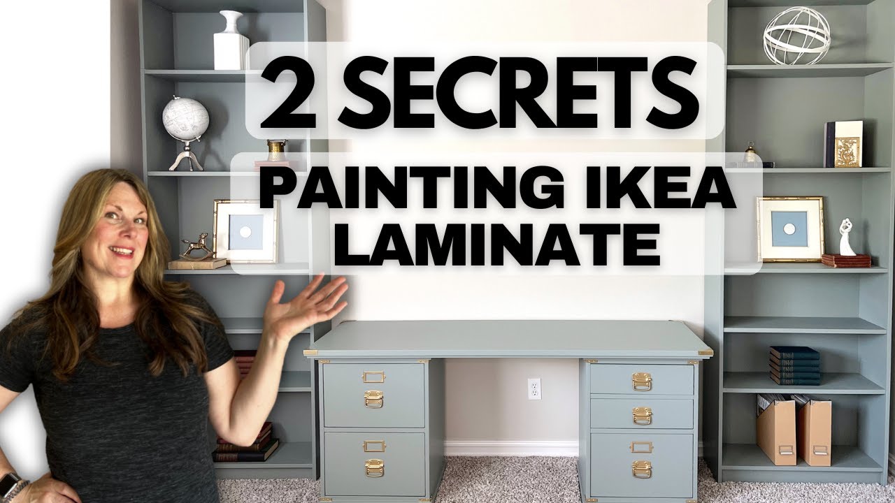 Как покрасить ламинированную мебель IKEA + 1 бонусный секрет!