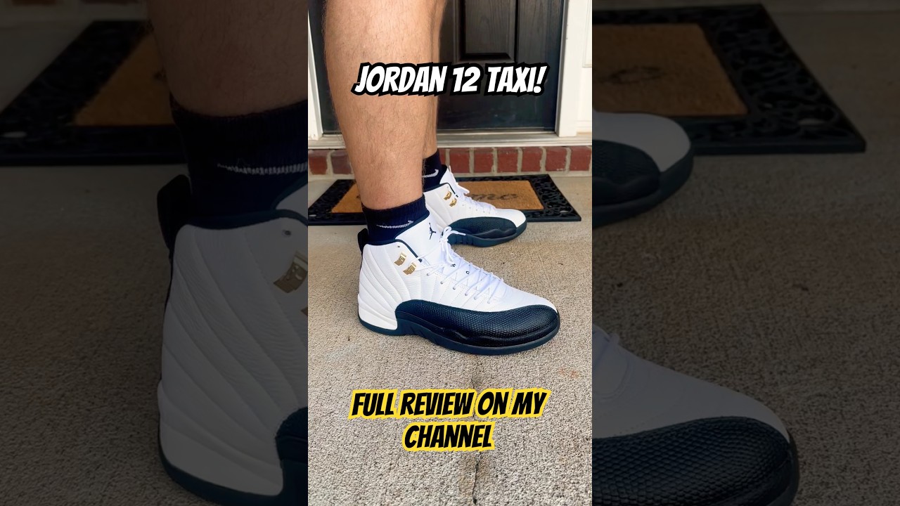 Jordan 12 Taxi!  Full review on my channel. #jordan #shoes #review.