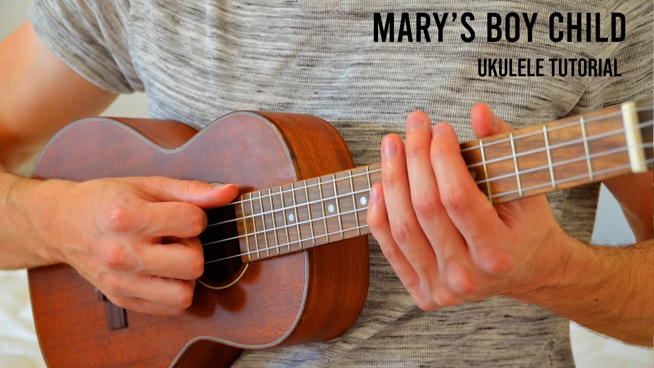 Mary's Boy Child (Christmas) EASY Ukulele Tutorial With Chords / Lyrics