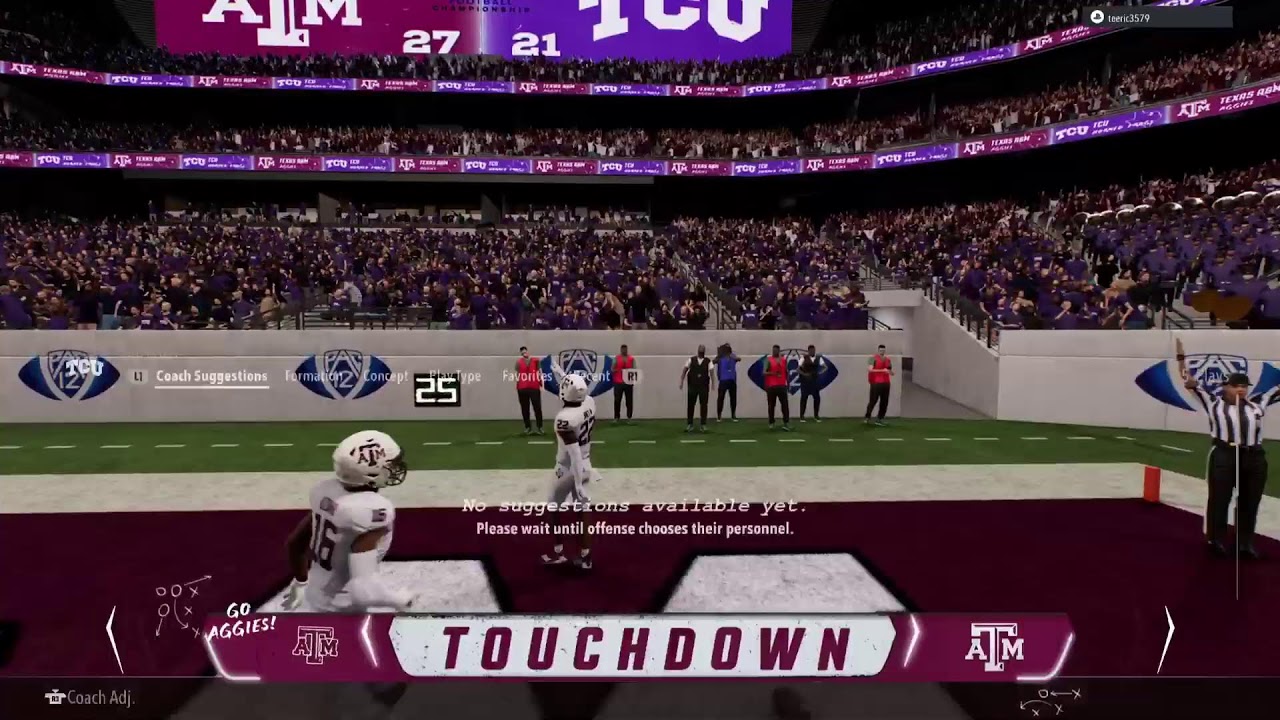 Deathrow LG Texas A&M Vs TCU Conf championship