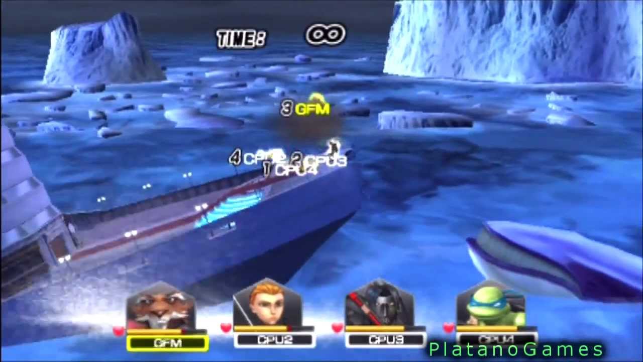 Cruise Ship Battle Royale - Teenage Mutant Ninja Turtles: Smash Up - Fatal Four Way - HD