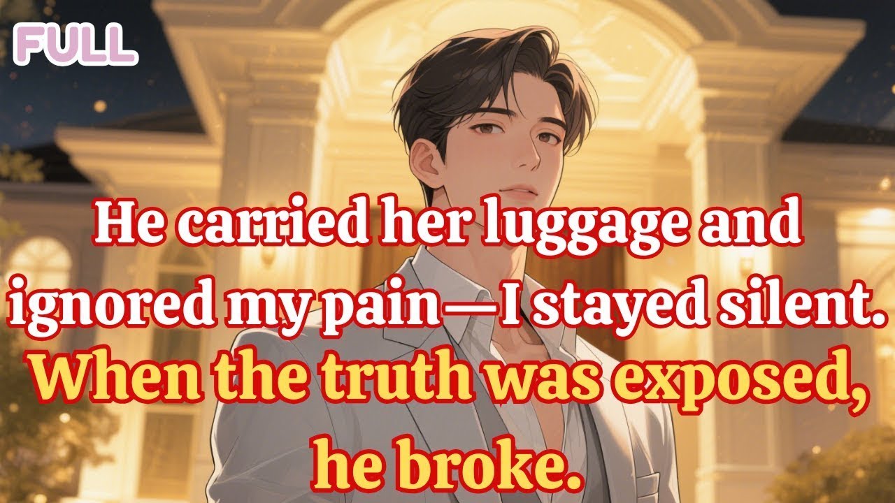 He carried her luggage and ignored my pain—I stayed silent  When the truth was exposed, he broke