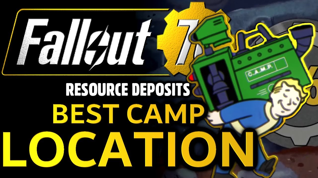Fallout 76: лучшие места для лагеря ресурсов