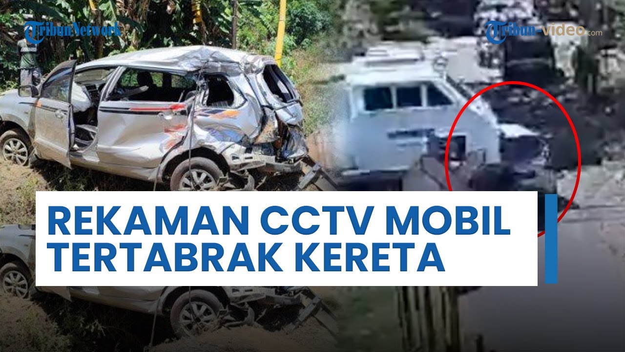 Detik-detik Mobil Tertabrak Kereta Api, Terpental 5 Meter, Ini Kronologinya