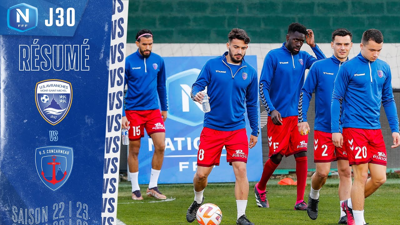 J30 | US Avranches MSM - US Concarneau (0-3), le résumé | National FFF (2022-2023)