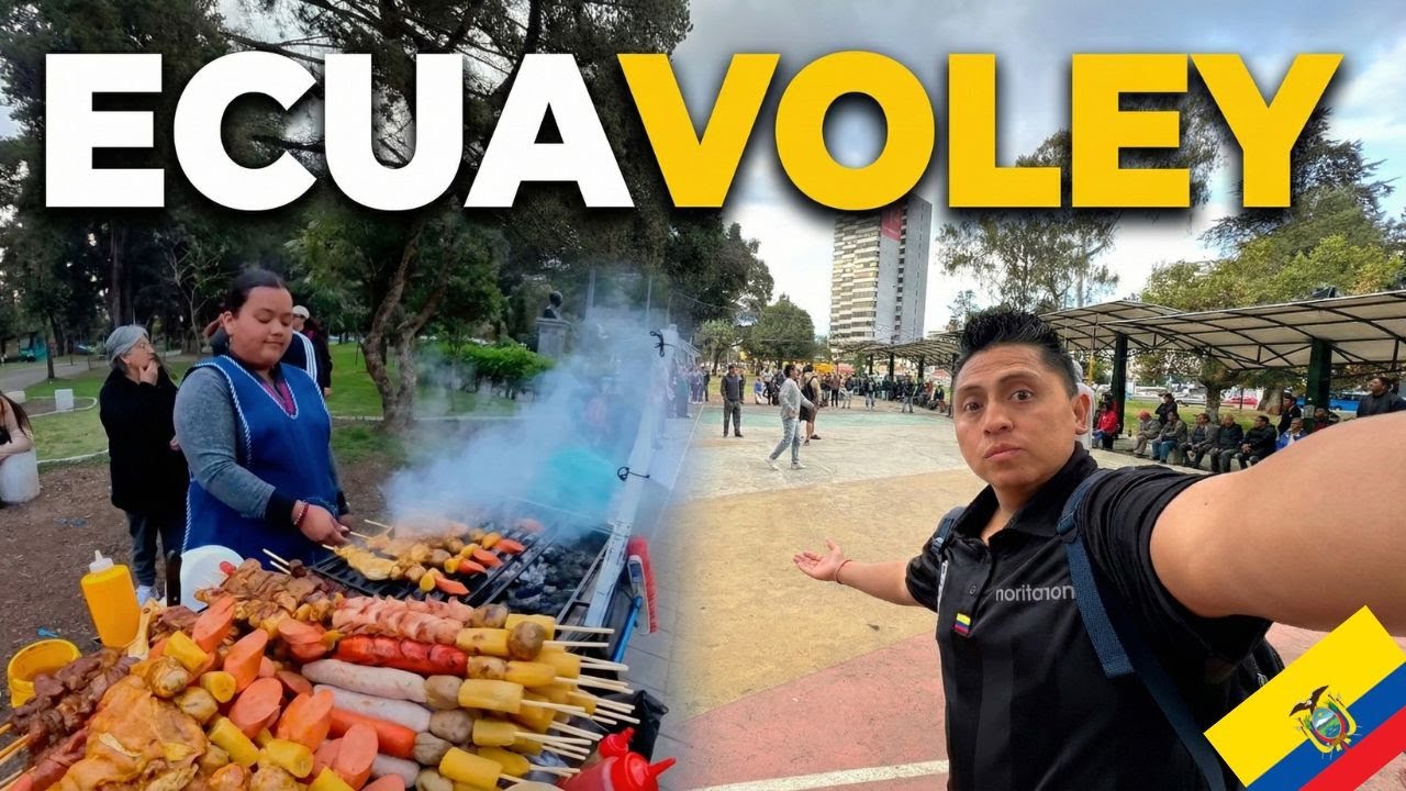 Ecuavoley y comida en el Parque El Ejido &iquest;lo conocen? Visitar Quito siempre es maravilloso. Ecuador