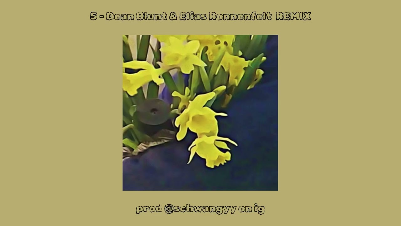 5 - Dean Blunt & Elias Ronnenfelt REMIX (prod @schwangyy on ig)