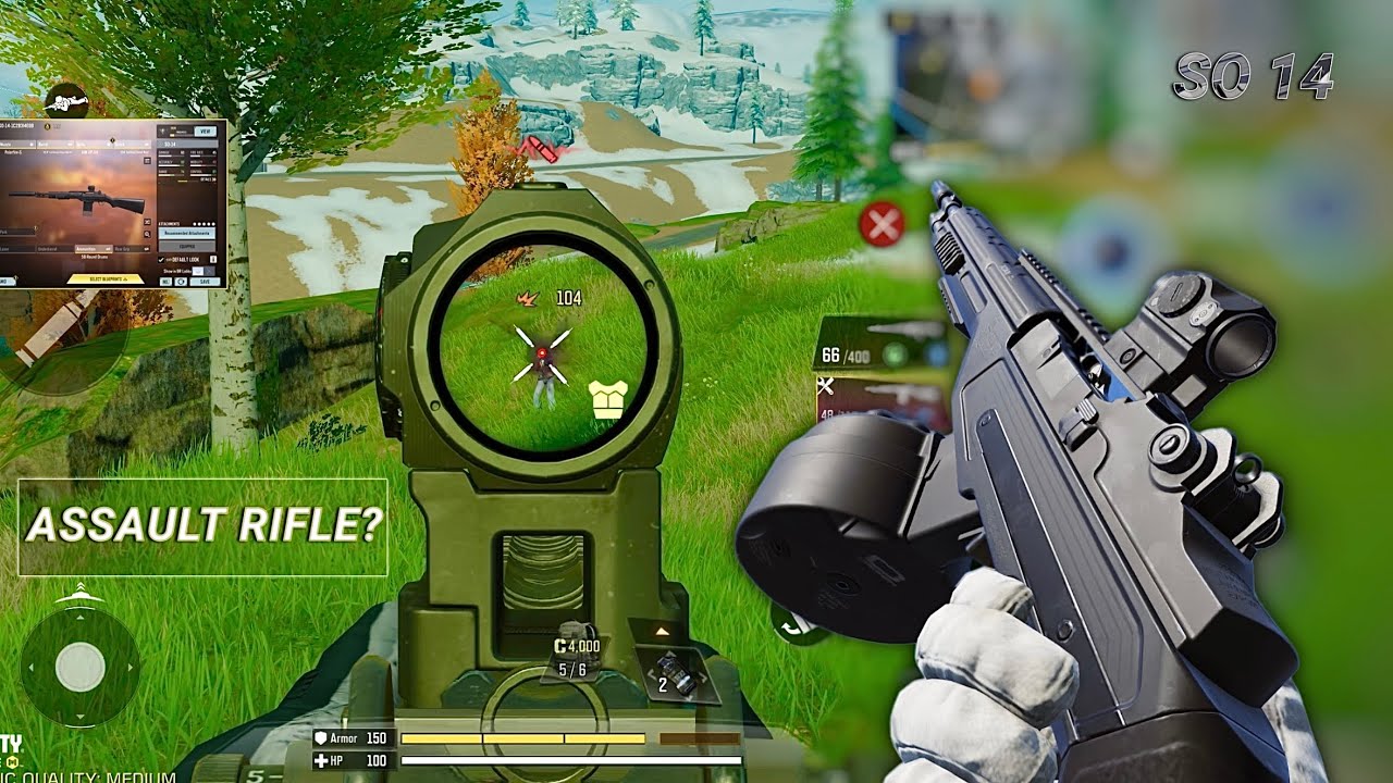 SO 14 CONVERT to ASSAULT RIFLE 🤯 | BEST SO 14 GUNSMITH CODM BR | CODM BR GAMEPLAY 